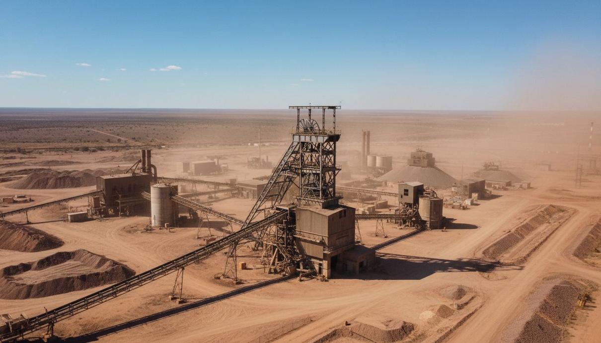 Wesizwe Platinum уволит 70% сотрудников: проект «Бакубунг» меняет стратегию Промышленный копер и наземные постройки платинового рудника на фоне южноафриканского ландшафта